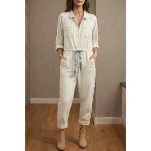 GUESS “Water Clouds” Utility Jumpsuit – Size S/P